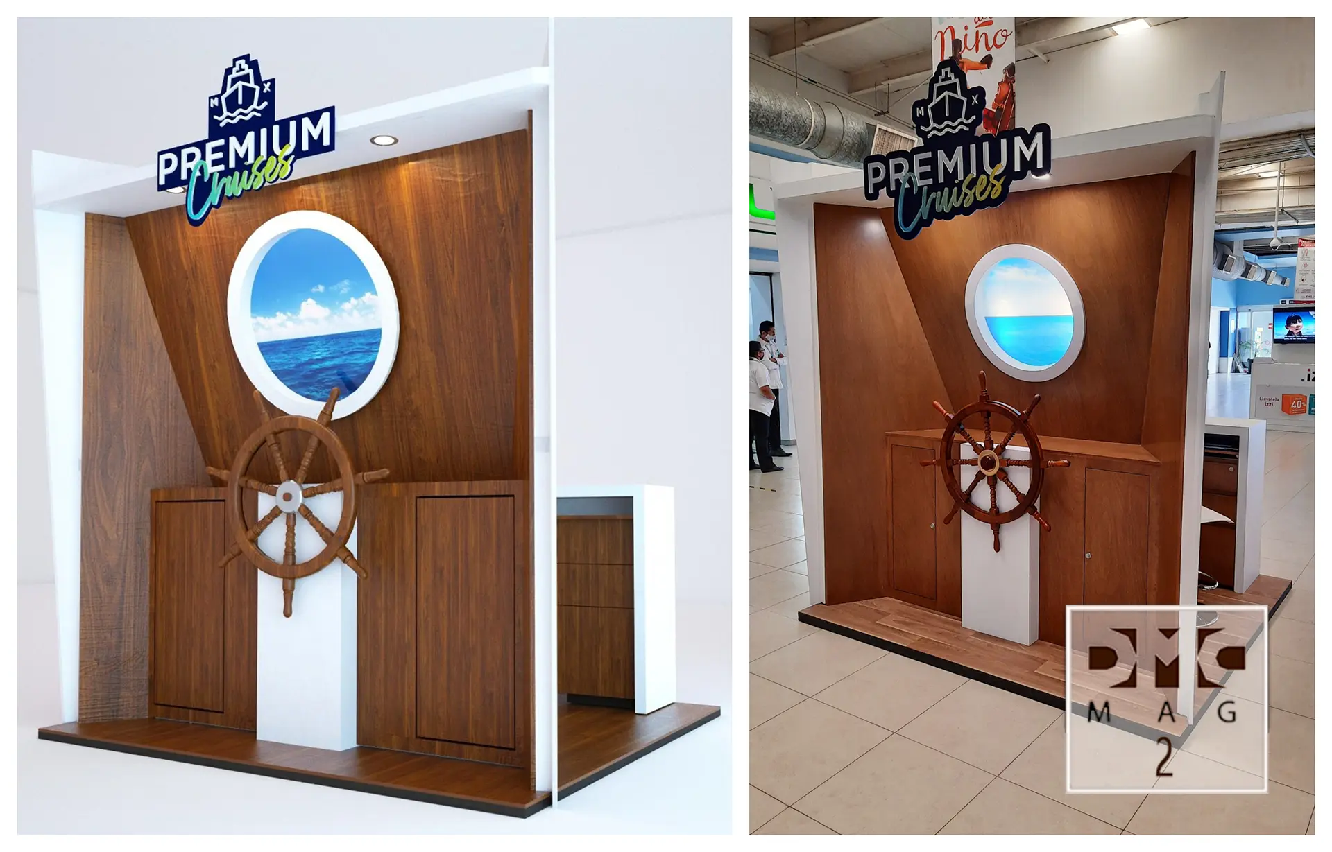 Render y mueble terminado