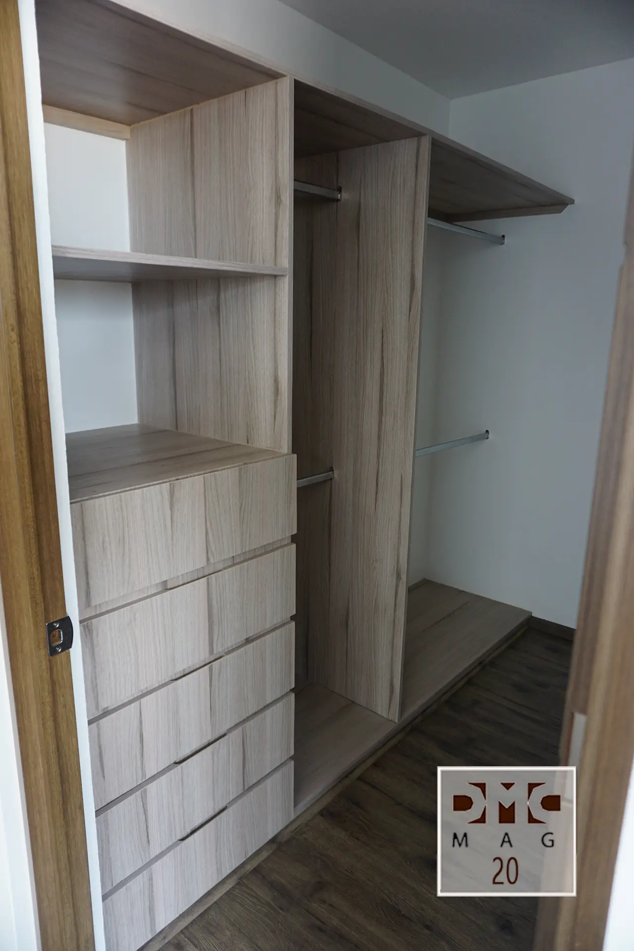 Closets con excelentes acabados