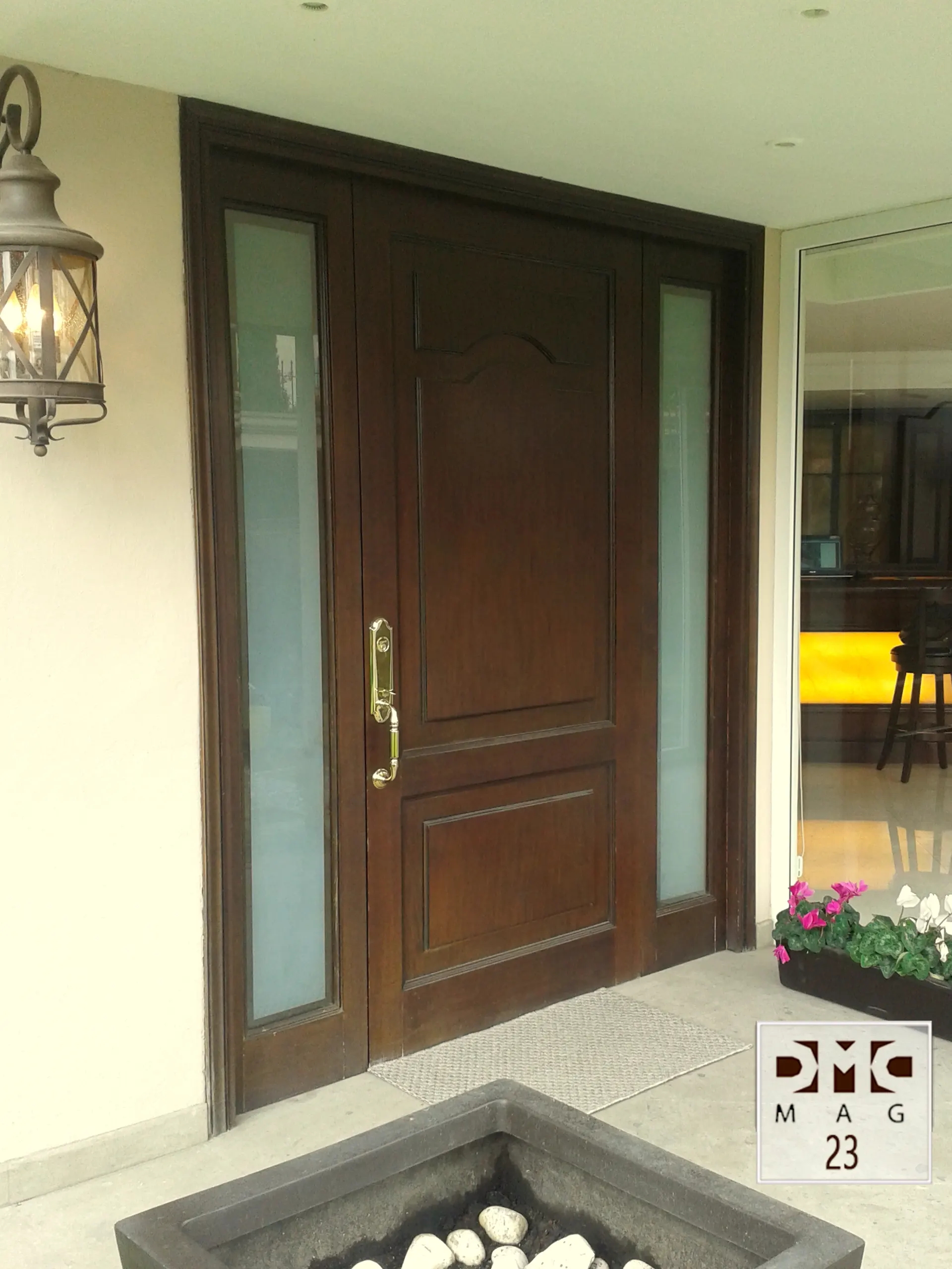 Puerta con cristales