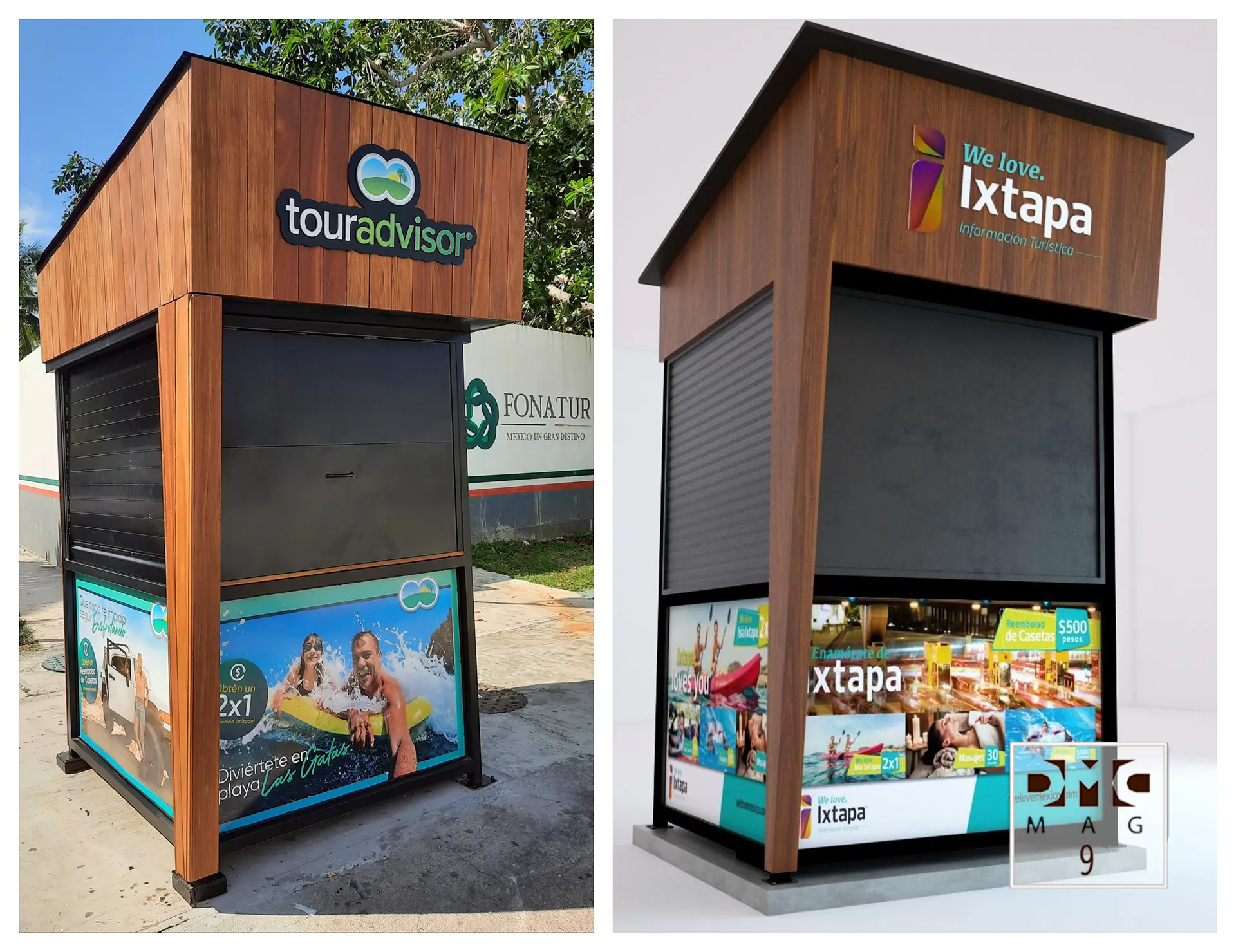 Render y mueble terminado